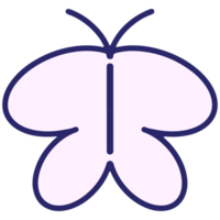 butterfly icon design on a transparent background png