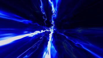 Electric 3d Light Strokes Distorted Background video