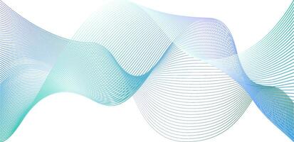 Abstract 3d wavy lines overlay. 5g network neon pulse. blue ribbon gradient pattern. Neural music sound wave linear flow. Light dynamic mesh digital curved shape lattice. vector