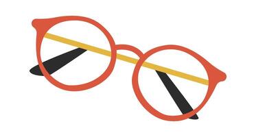 Special glasses for work flat icon vector