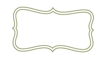 Frame flat icon Traditional background for pictures Illustration vector