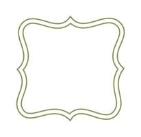 Frame flat icon Traditional background for pictures Icon vector