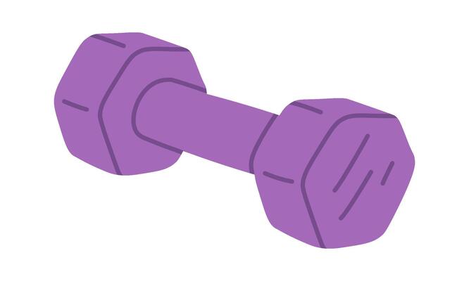 Dumbbells flat icon Physical culture lesson element