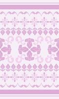 Symmetrical abstract floral stripe pattern in pink shades. Delicate Classical Glamorous Medieval Royal Sweetly Design Best for girly notebooks, packaging, fashion textile backgrounds, fashion textiles vector