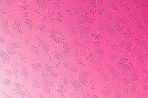 A pink background with a pattern of swirls photo