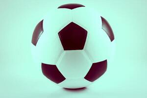 A soccer ball on a white background photo