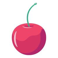 Flat Icon Cherry for Bakery vector