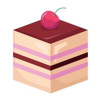 Colorful Dessert Icon for Bakery vector