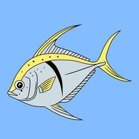 Colorful Dory Fish Illustration vector