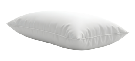 Clean white pillow offers ultimate comfort, promoting soft restful sleep png
