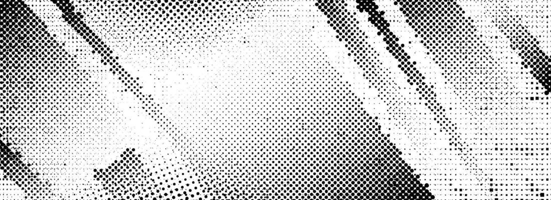 Rough grunge scratched halftone texture. Distress dirty paint background. Dotted wallpaper for banner, poster, flyer, magazine, brochure. Scuffed ragged backdrop. Damaged glitch pixel overlay