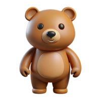 Powerful 3D Grizzly Model png