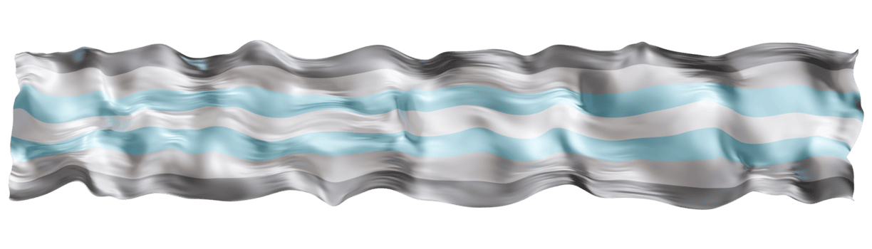 demiboy flagga står ut med dess distinkt färger, symboliserar icke-binär identitet. dess vågig form föreslår rörelse, betona betydelse av självuttryck. isolerat på transparent bakgrund. png