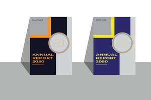 Annual reports covers design vector