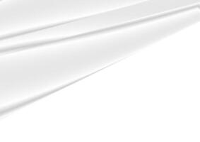 Grey white smooth glossy stripes abstract background vector