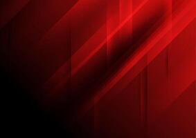 Abstract red and black background design vector