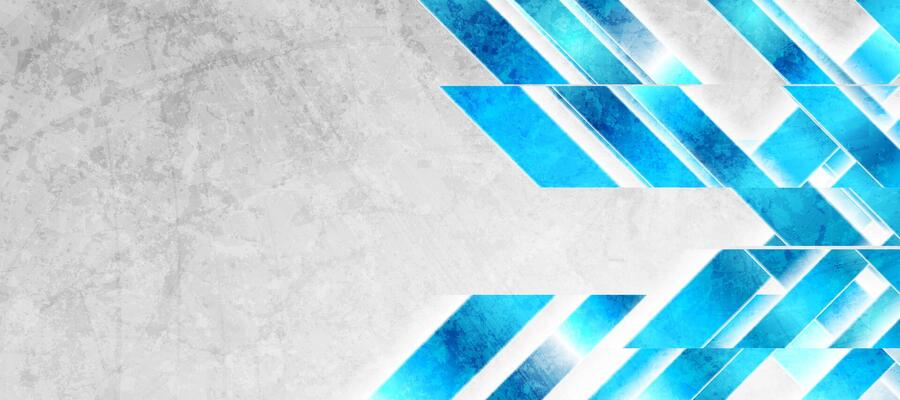 Bright blue shapes grunge tech geometric abstract background