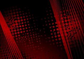 Red and black abstract design vector