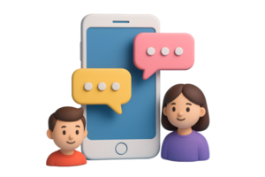 Mobile messaging app for android png