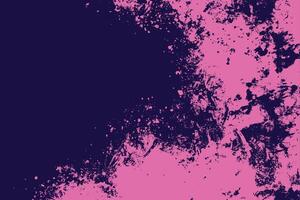 Grunge pink texture on purple background. Hot neon pink grunge background. Modern urban banner design vector