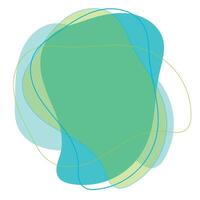 Liquid Organic Blob in Hand Drawn Style Isolated on White Background. Random and simple silhouette figure. Irregular dynamic shapes. Modern asymmetric spots vector