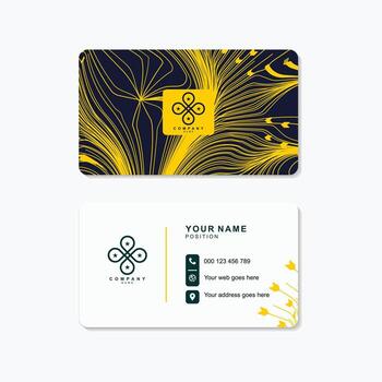 Modern business card design template for professional networking and branding opportunities now available vector