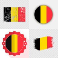Belgium flag graphic designs vector