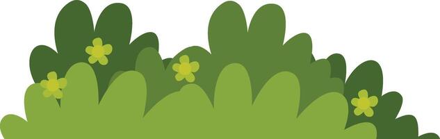 Grass Border Illustration. Design Element vector