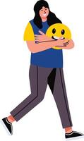 World Smile Day People Character vector