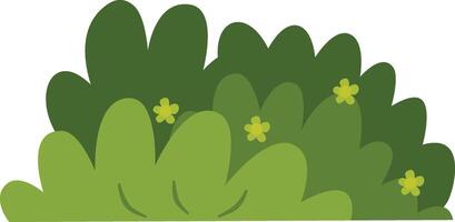Grass Border Illustration in Flat Design. vector