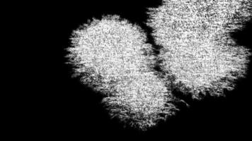 Ink Drop and Spread like Veins in Black Background video