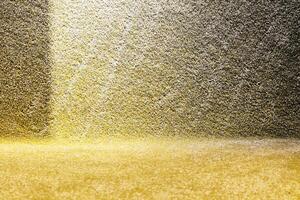Abstract Golden Carpet Background with Shimmering Light Effect photo