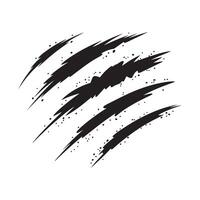 Abstract Claw Marks Scratch Design Illustration with Grunge Texture Black and White Concept for Graphic Design vector