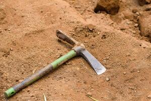 Geology and Archaeology Research with a Pick Tool photo