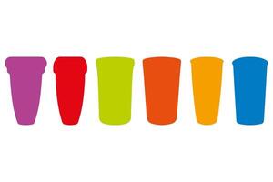 Simple Glass Illustration Collection vector