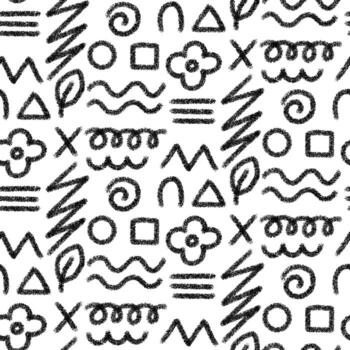 modelo de objetos, pintada garabatos, dibujado a mano con rociar pintar, grande pulverizador. trazos, zigzags, chinos. líneas de muchos puntos paquete de resumen ondulado trazos sin costura textura vector