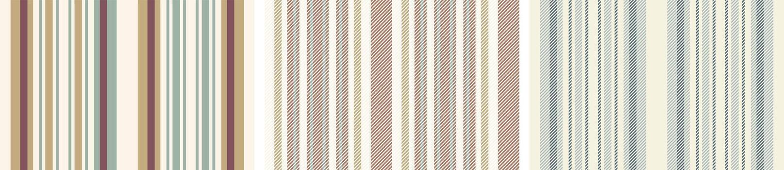Stripe vertical pattern set. Vertical and horizontal herringbone striped line seamless abstract design for textile print, wrapping paper, gift card, modern fashion textile print. vector