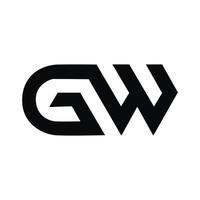 GH modern letter logo design vector
