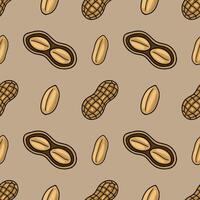 Peanut pattern for creative designs vector
