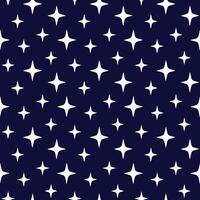 Seamless pattern of stars isolated on blue background vector