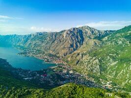 Bay of Kotor beaches hotels Adriatic Sea sunny sky photo