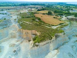 Modern equipment and machines for sand craters photo