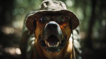 Cool Dog Adventure Ready for the Wilderness Hike photo