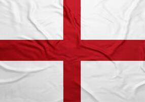 Displaying the English Flag with pride symbolizing on transparent background photo