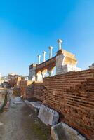 St. John Basilica. Ruins of St. John Basilica in Selcuk Izmir Turkey. photo