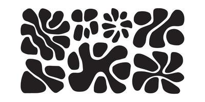 Organic Abstract Shapes for Nature and Creative Concepts vector