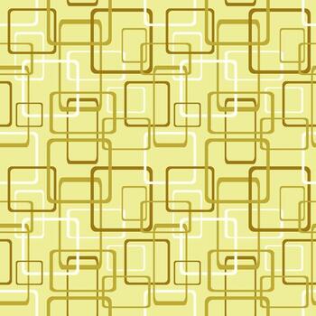 Seamless pattern with square and rectangle shapes in retro style. Can be used to fabric design, wallpaper, decorative paper, web design, etc. Swatches of seamless pattern in the file. vector