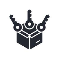 Opportunity Icon Glyph Style. Relevant To Product Management vector