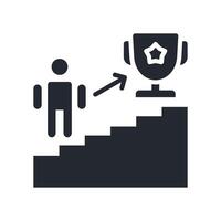 Achievement Icon Glyph Style. Relevant To Business Development vector
