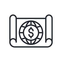 Emerging Markets Icon Outline Style. Relevant To Global Finance vector